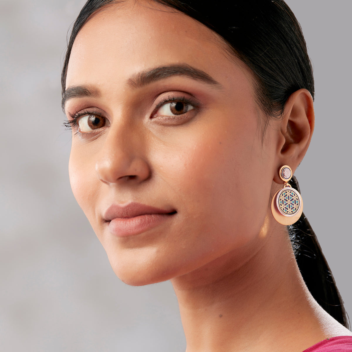 Gulsen Round Double Danglers Small