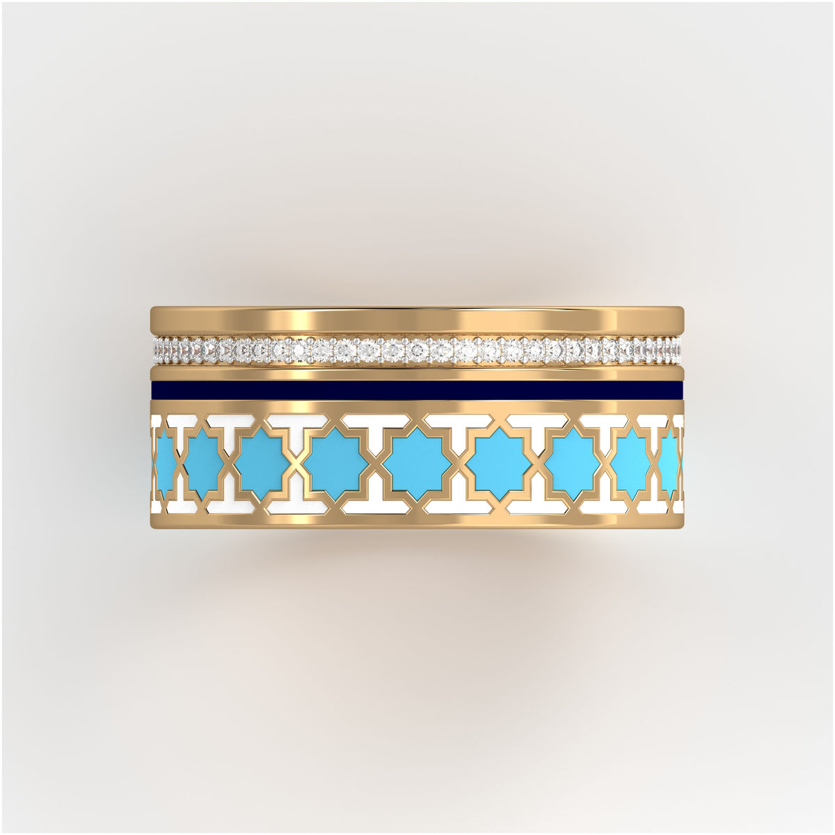 #Pattern & Color_moroccan zellij skyblue