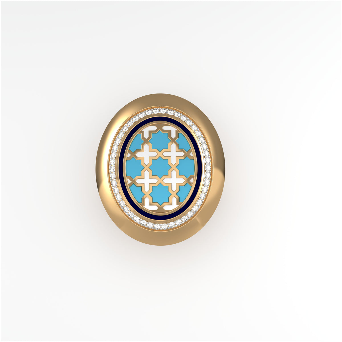 #Pattern & Color_moroccan zellij skyblue