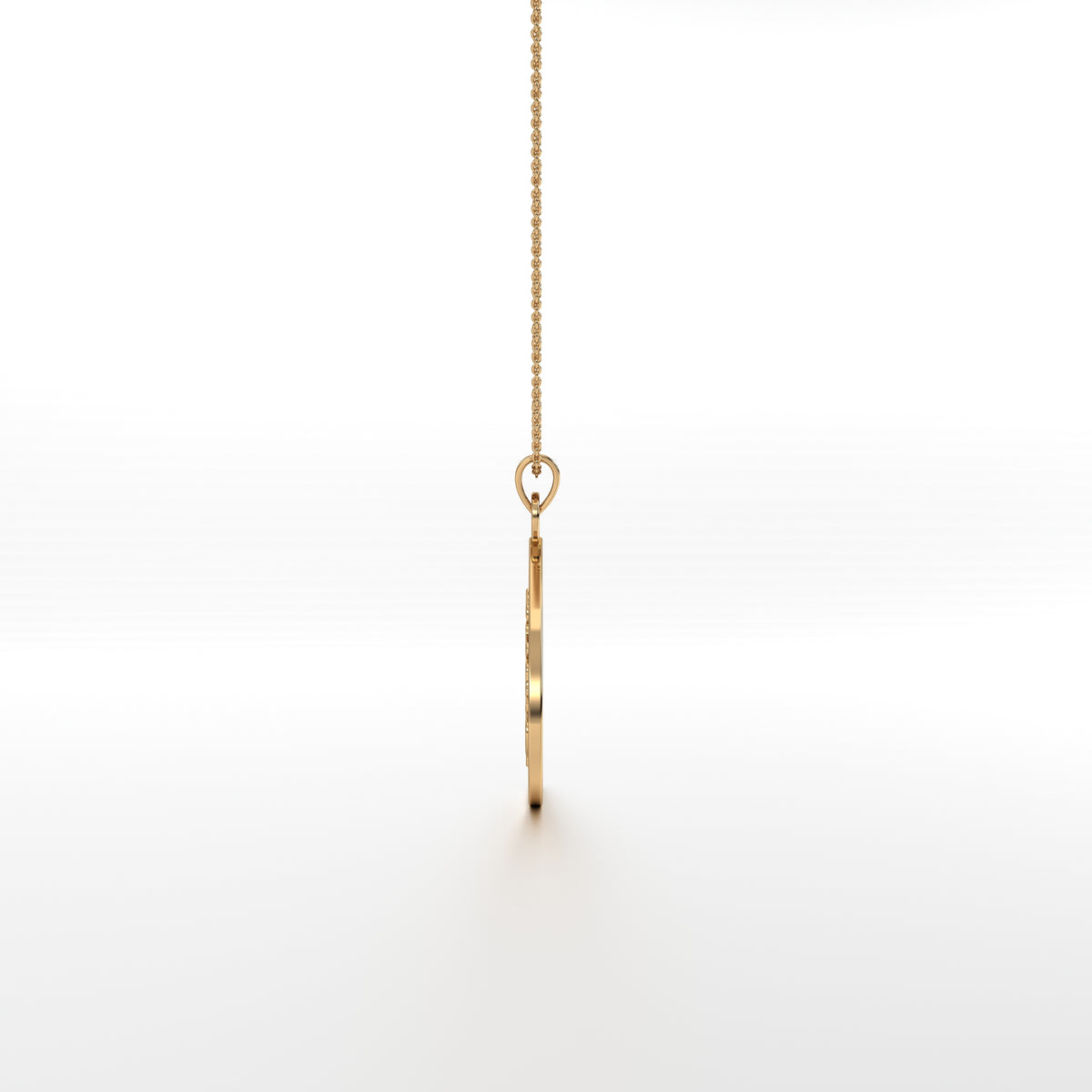 Parna Ganesha - Leaf Gold Pendant