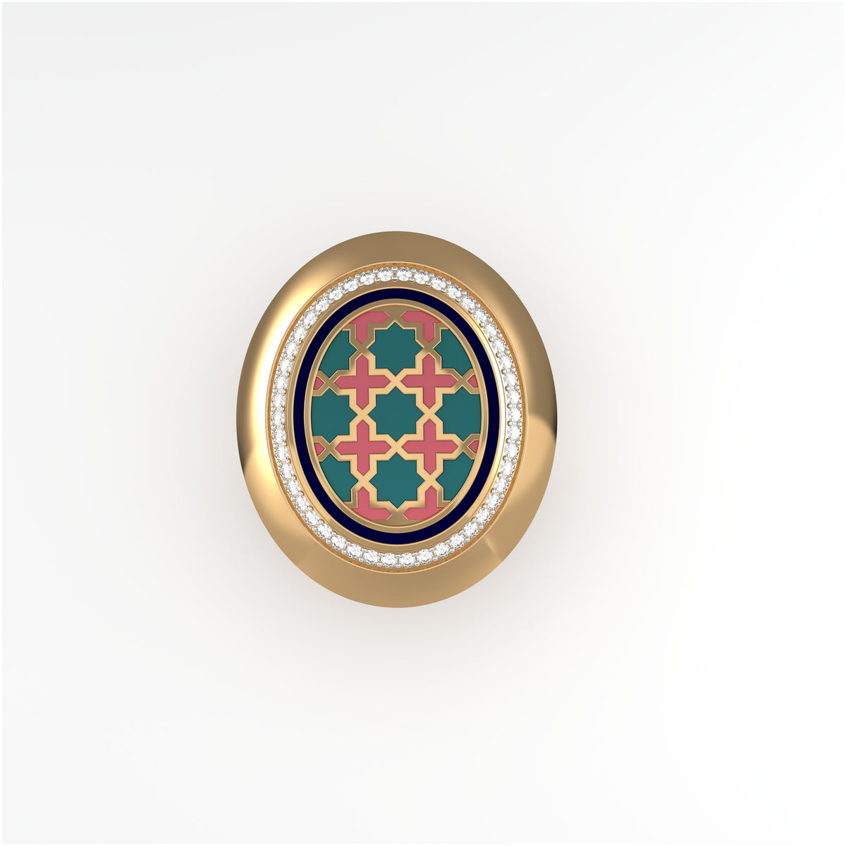 #Pattern & Color_Moroccan Zellij Pastel Turquoise