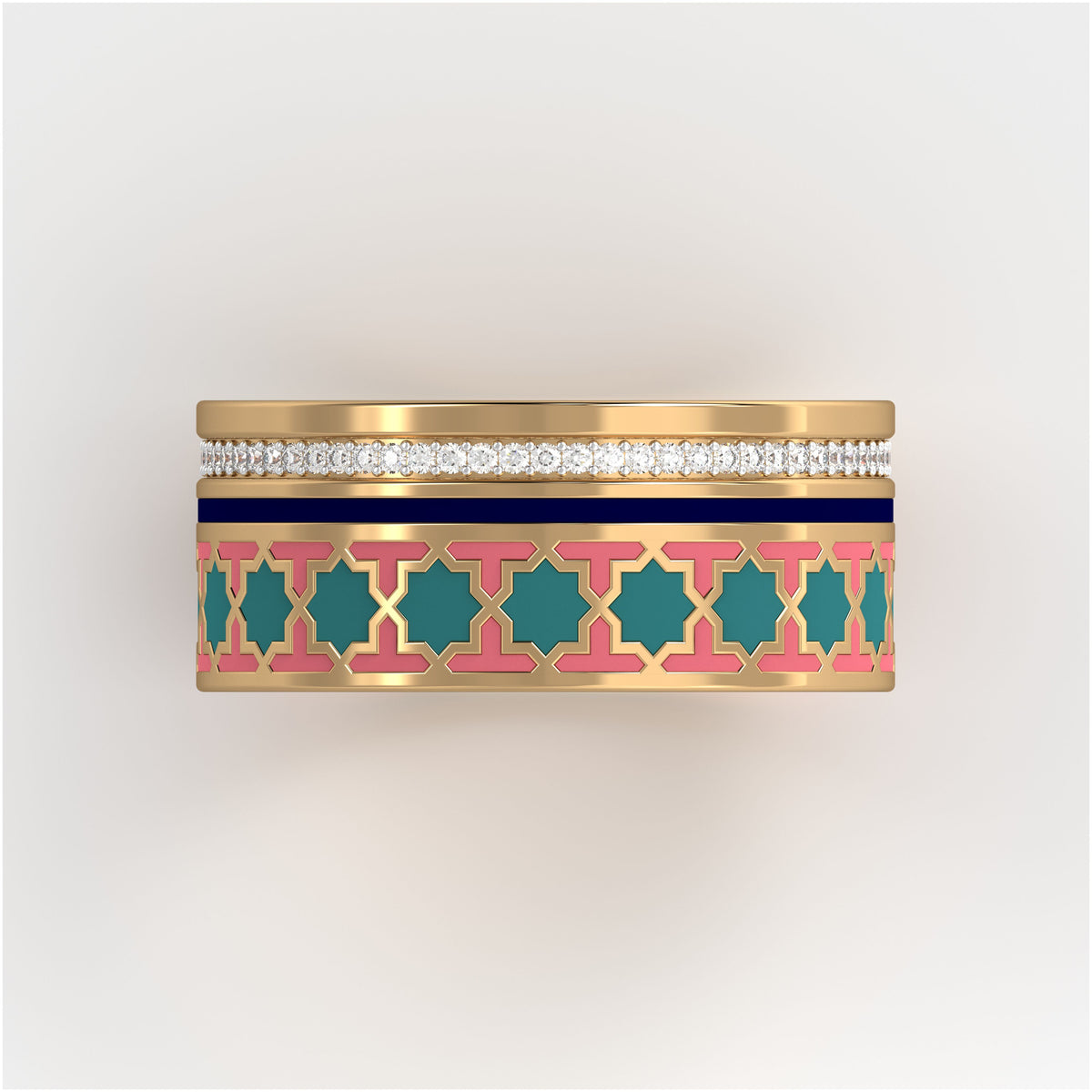 #Pattern & Color_Moroccan Zellij Pastel Turquoise