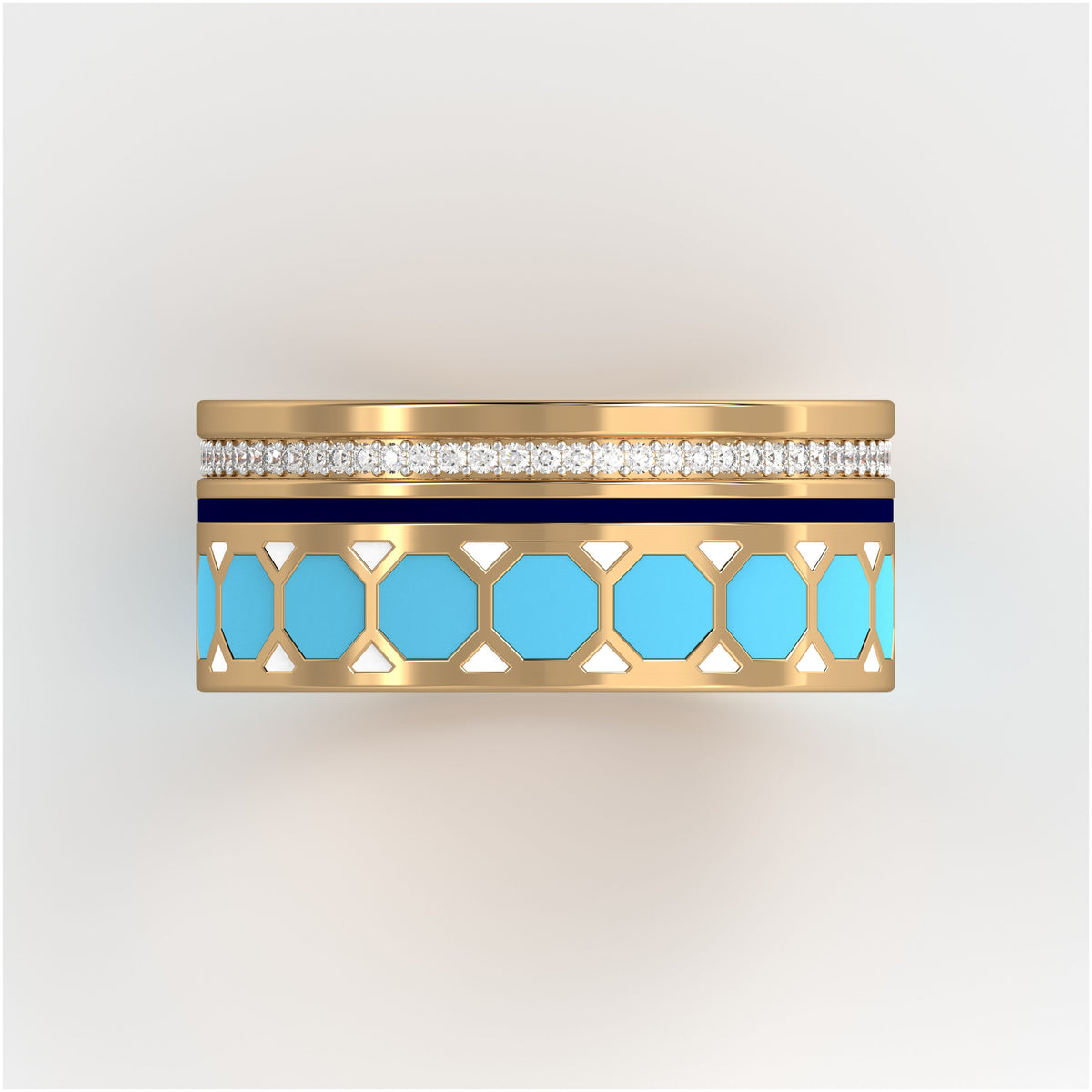 #Pattern & Color_Turkish Tessellation Skyblue