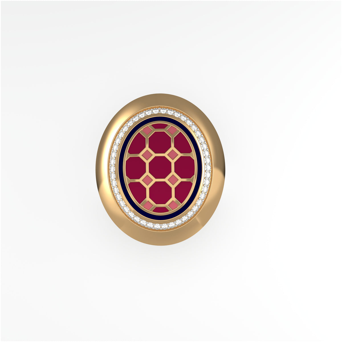 #Pattern & Color_Turkish Tessellation Cardinal Red