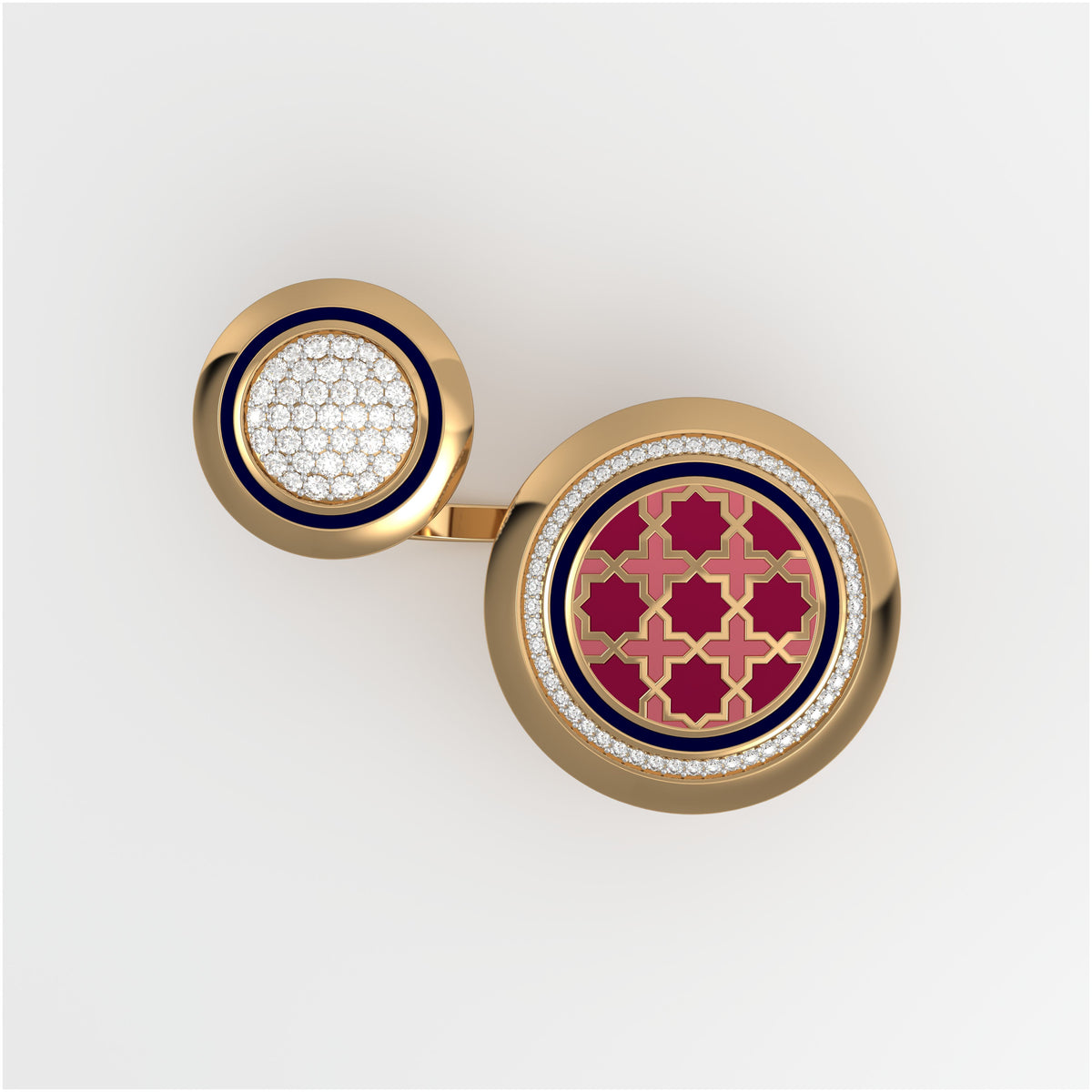 #Pattern & Color_Moroccan Zellij Cardinal Red