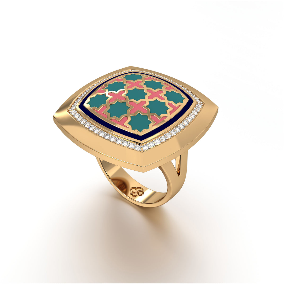 #Pattern & Color_Moroccan Zellij Pastel Turquoise