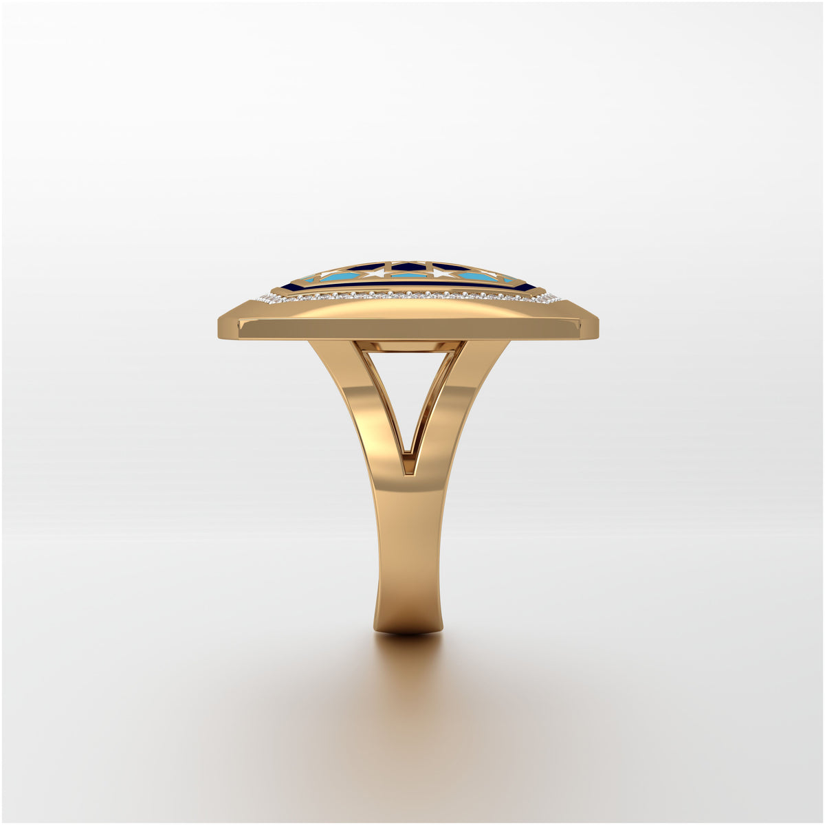 Aynur Cushion Signet Ring Large