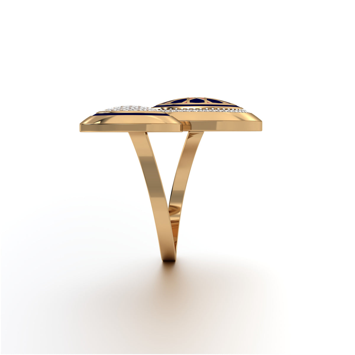Omaira Round Double Ring Medium