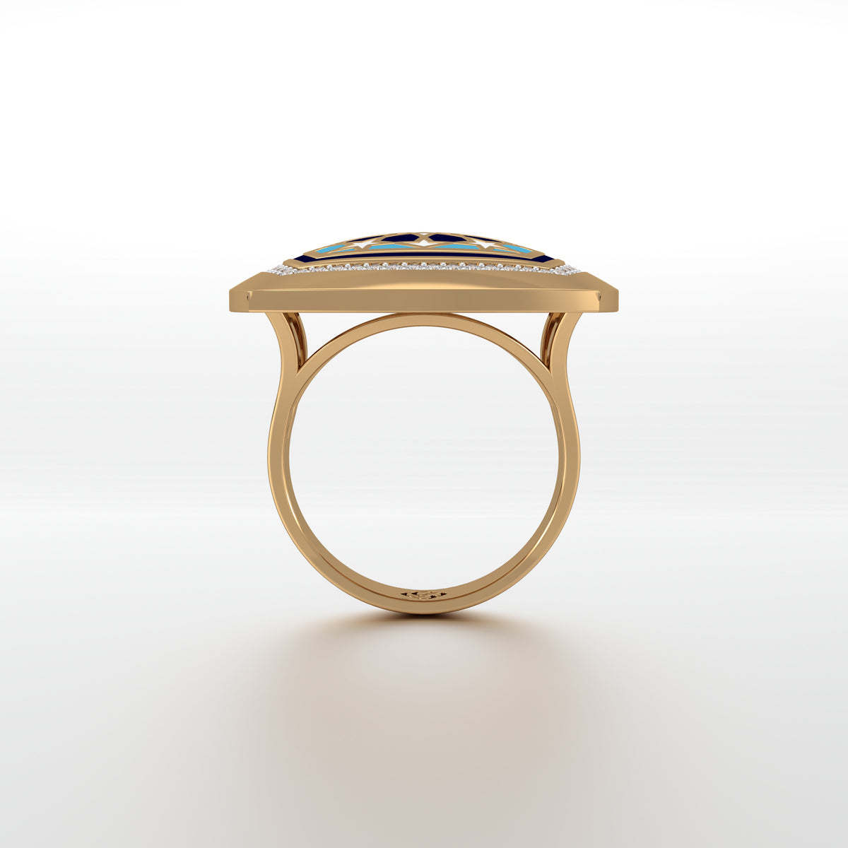 Aynur Cushion Signet Ring Large
