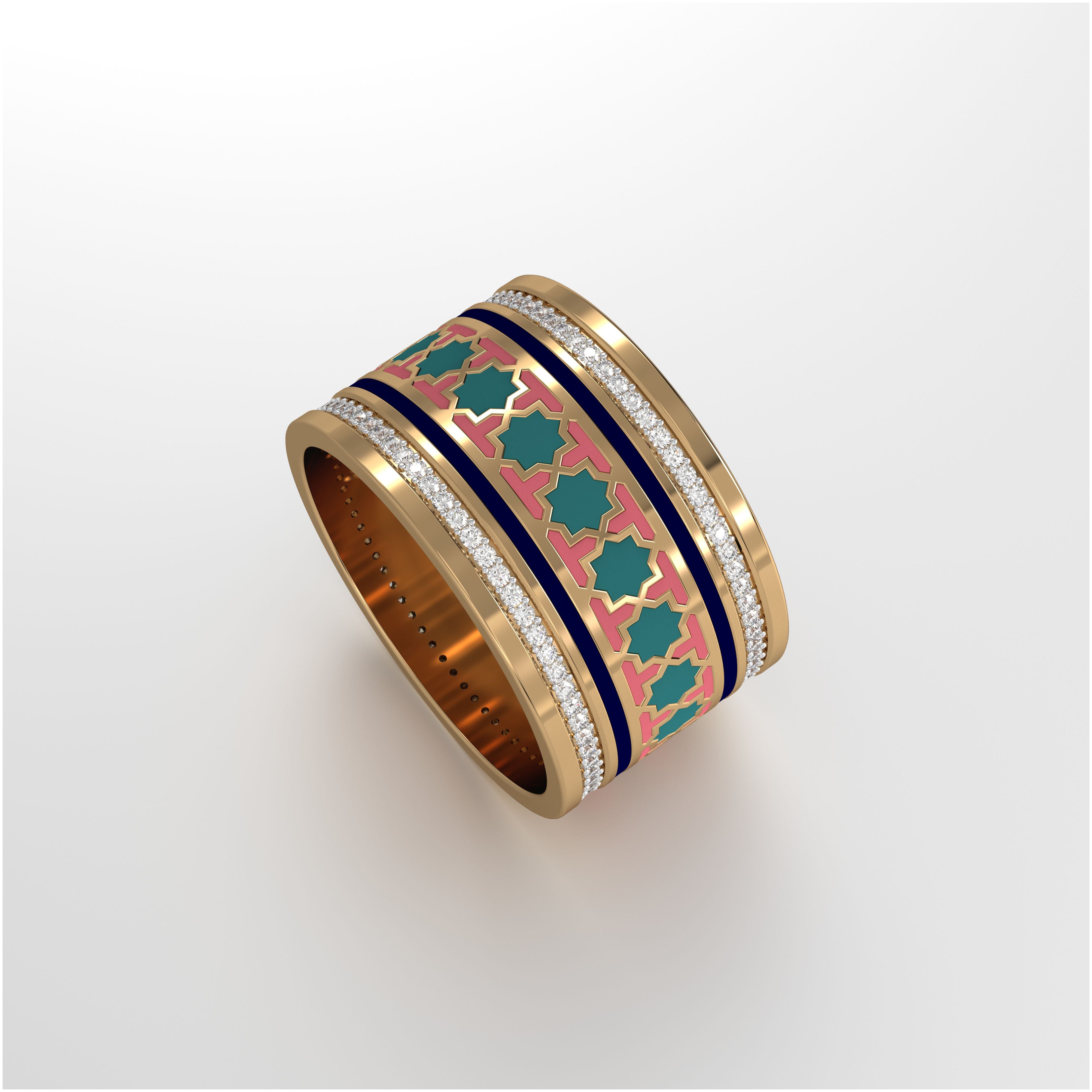 #Pattern & Color_Moroccan Zellij Pastel Turquoise