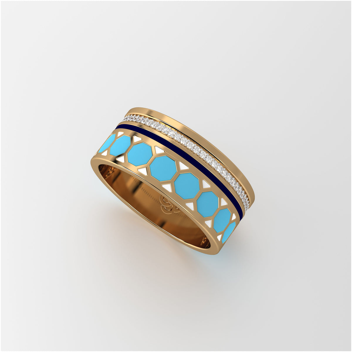 #Pattern & Color_Turkish Tessellation Skyblue