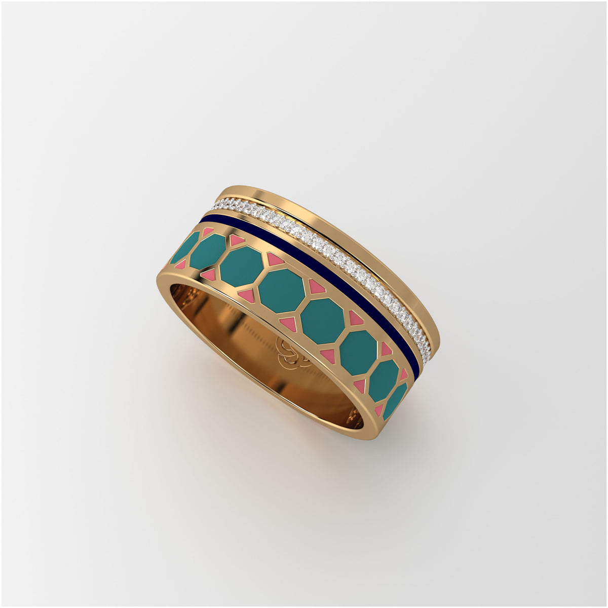#Pattern & Color_Turkish Tessellation Pastel Turquoise
