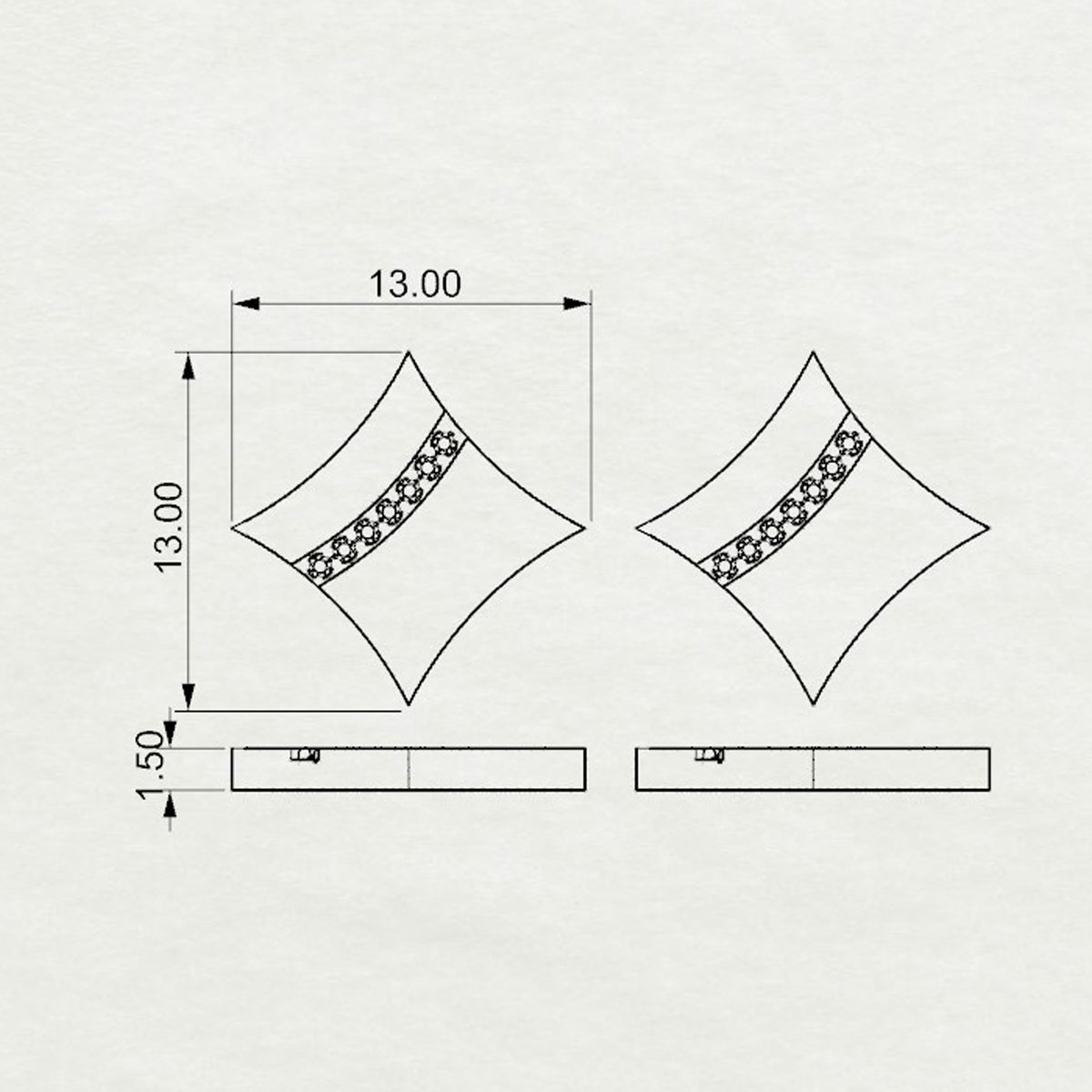 Aurm Kite - 'Set The Bar' - Studs Small