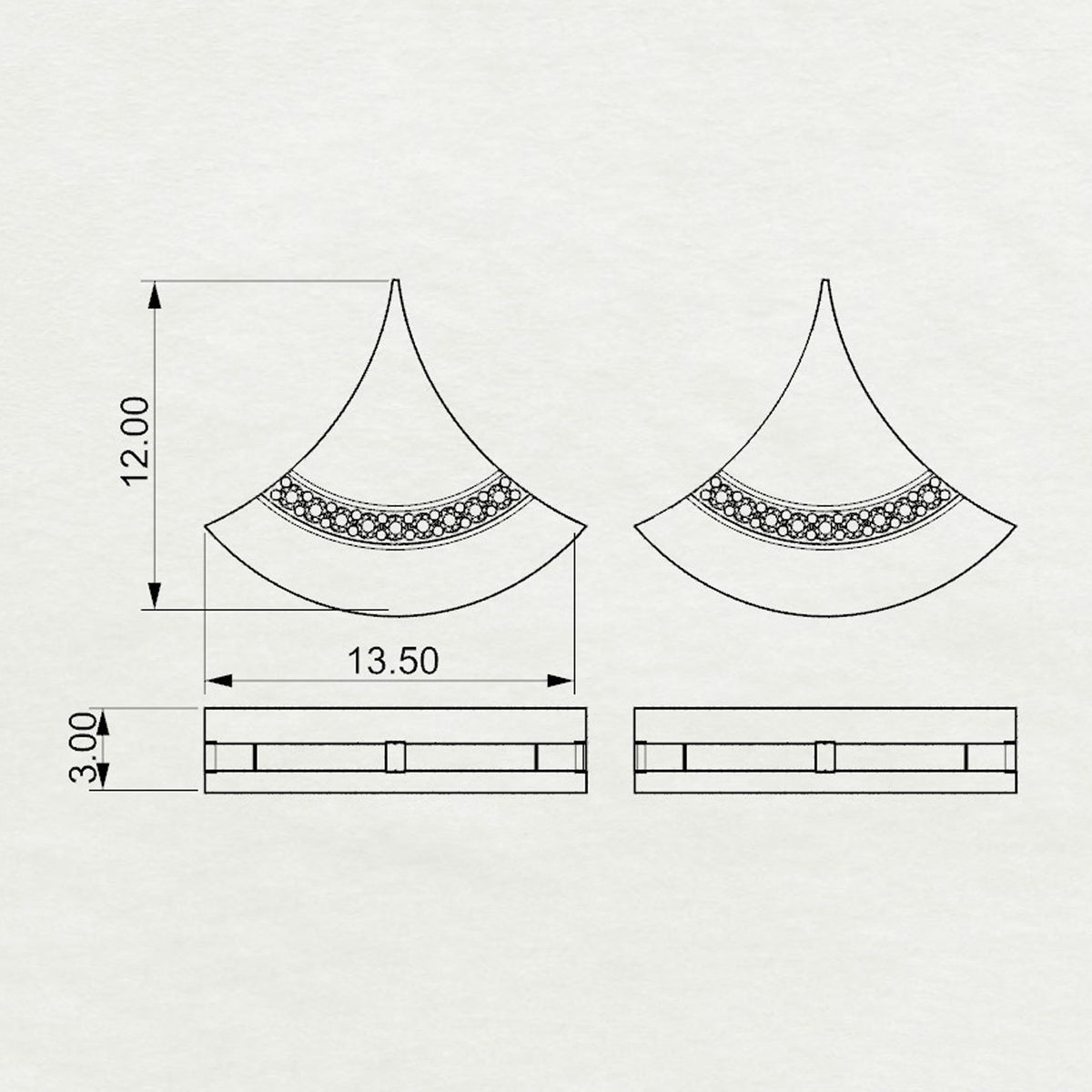 Aurm Pie - 'Set the bar' - Studs Medium