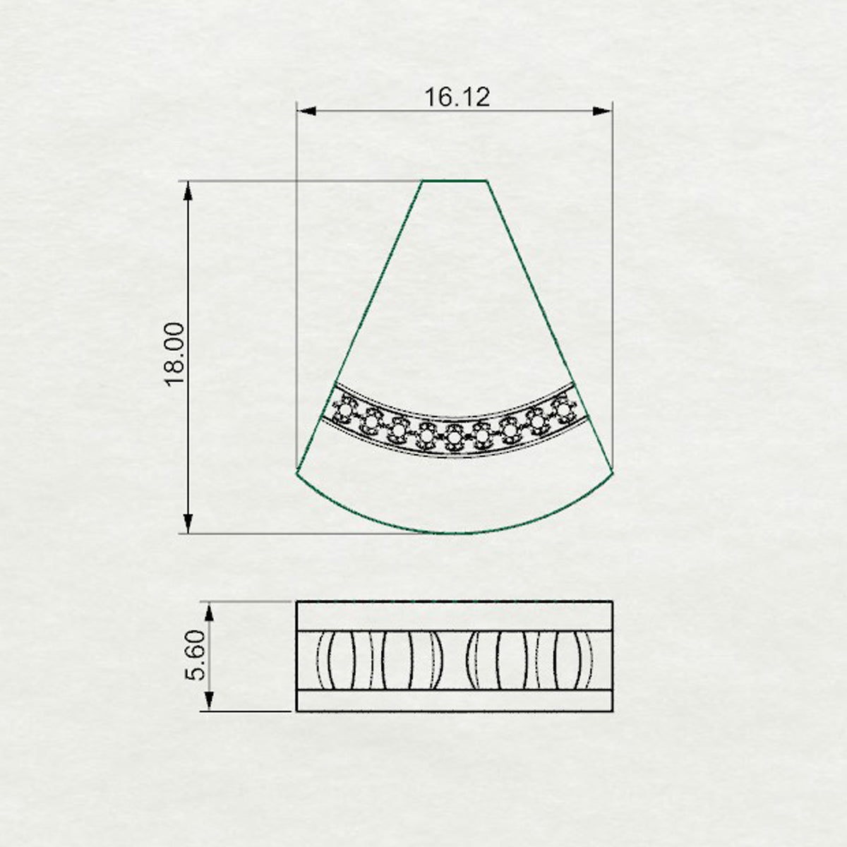 Aurm Trapez - 'Set the bar' - Pendant Medium