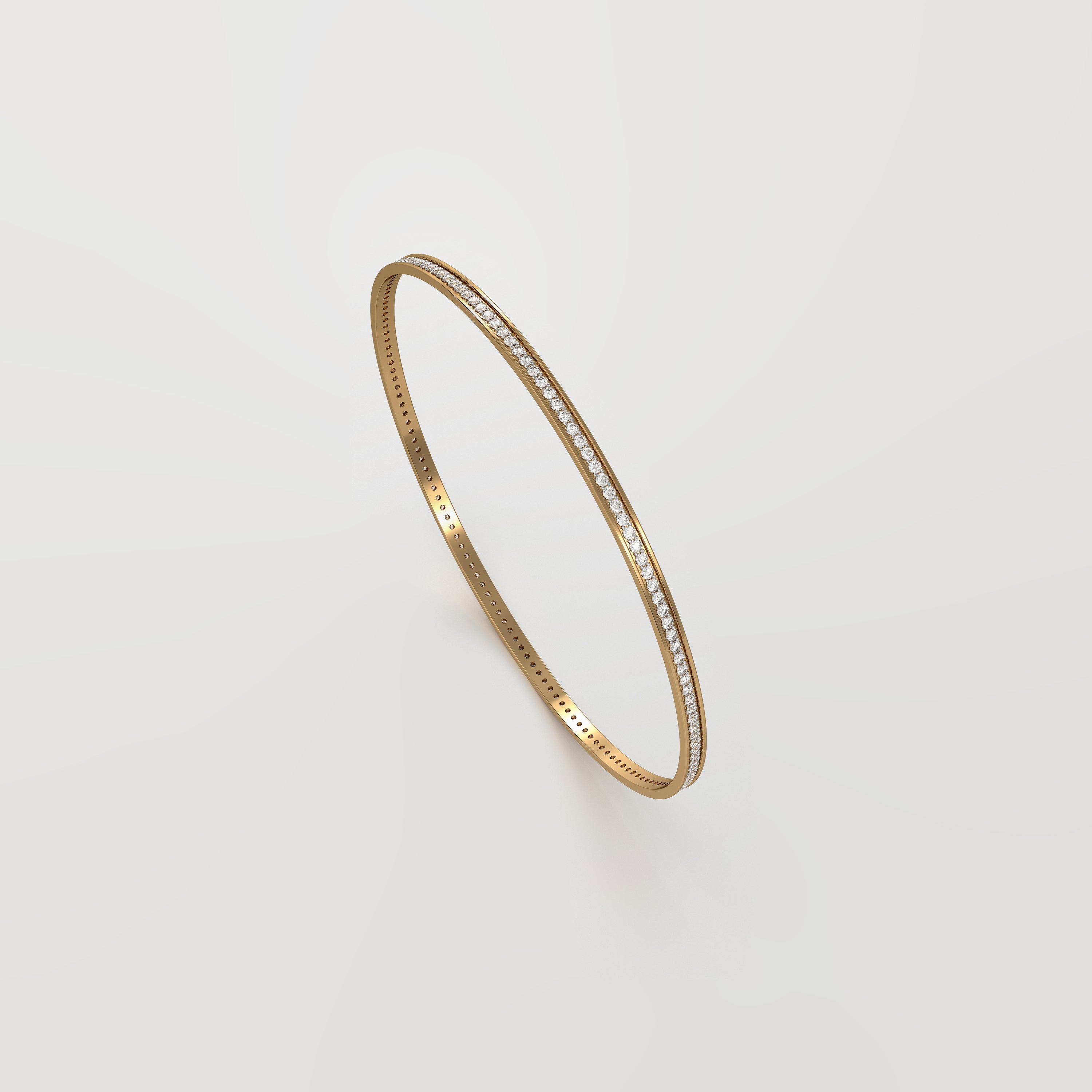 Noor Single Line Diamond Bangle Small