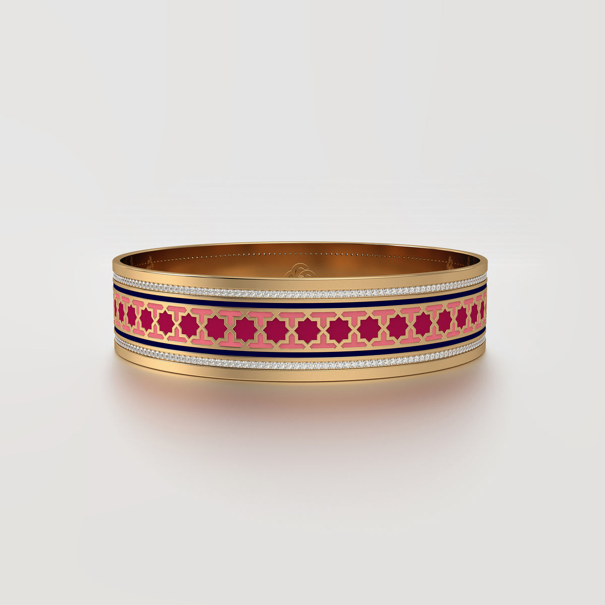 #Pattern & Color_Moroccan Zellij Cardinal Red