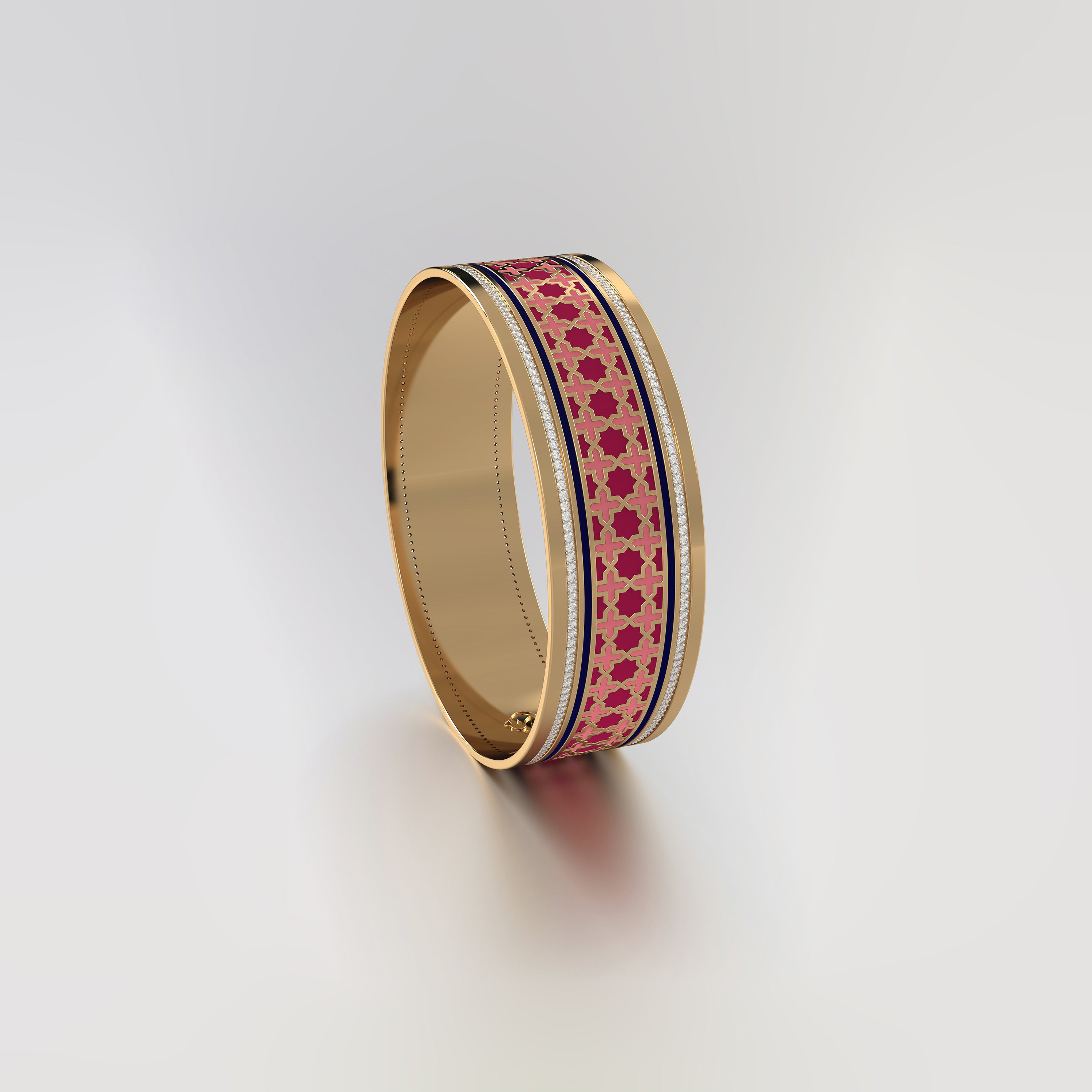 #Pattern & Color_Moroccan Zellij Cardinal Red