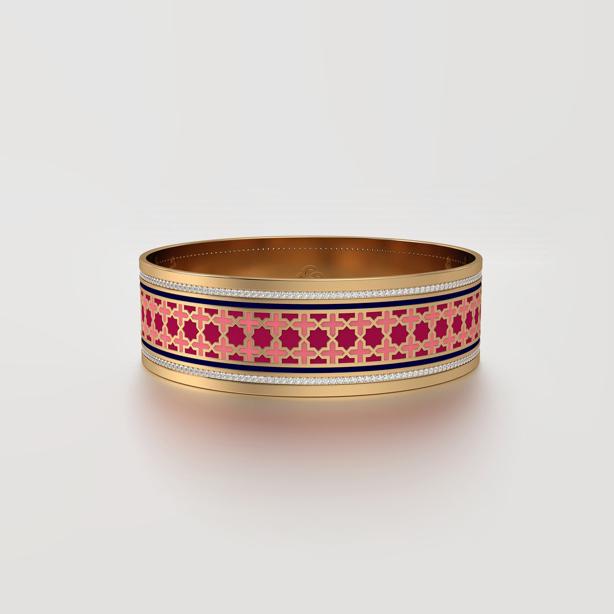 #Pattern & Color_Moroccan Zellij Cardinal Red