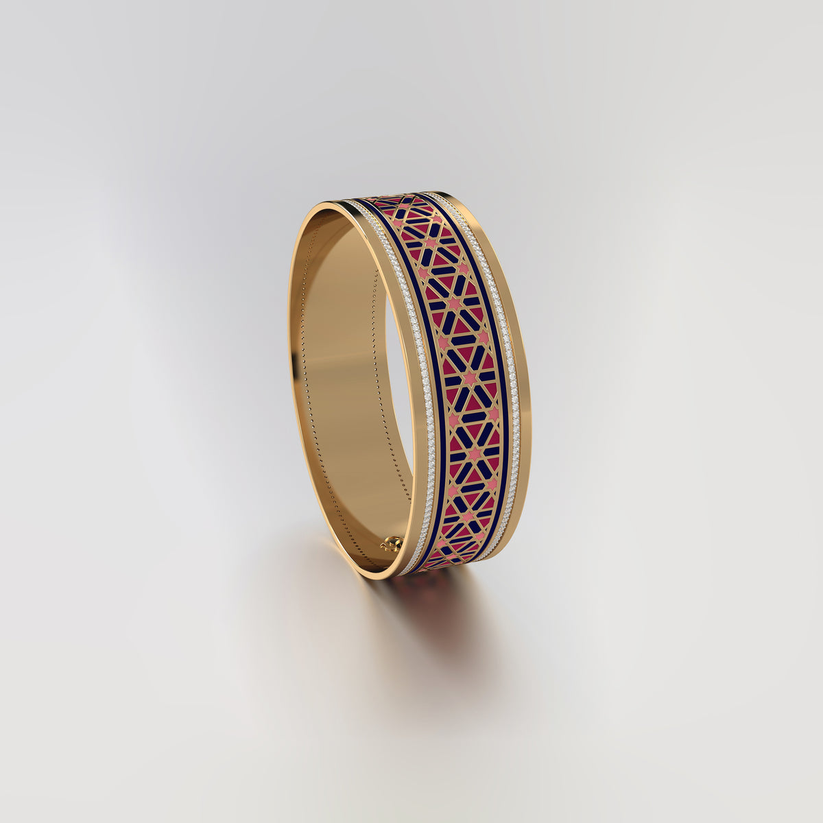 #Pattern & Color_Persian Girih Cardinal Red