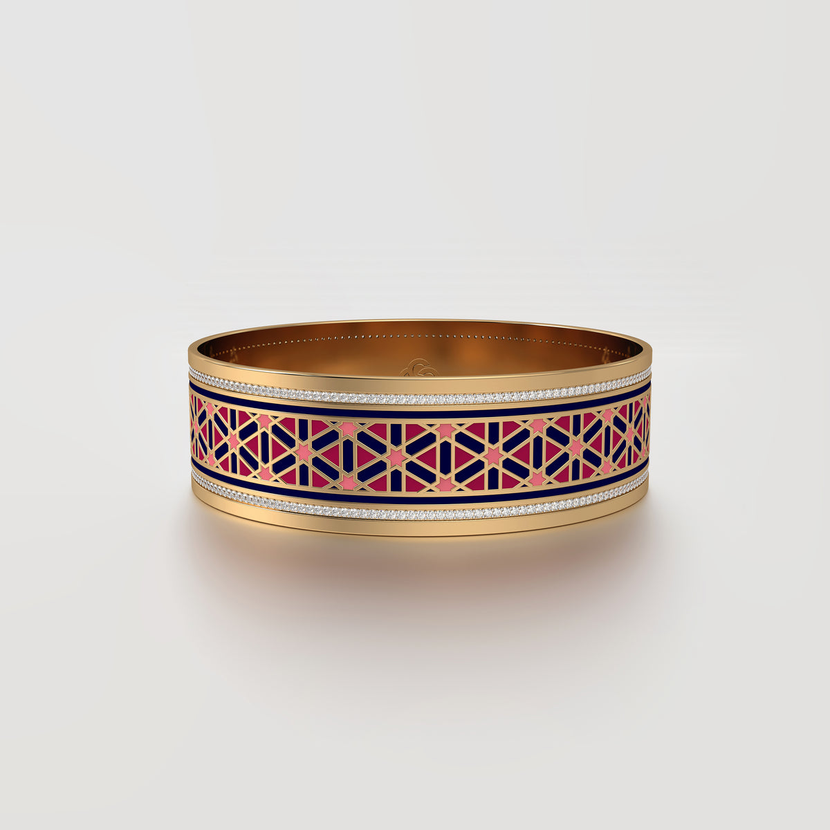 #Pattern & Color_Persian Girih Cardinal Red