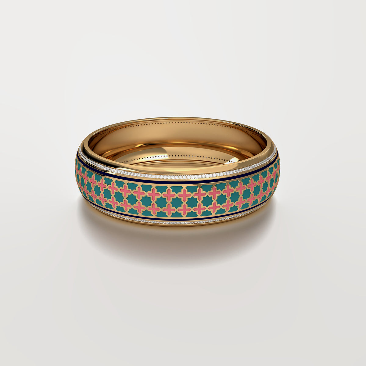 #Pattern & Color_Moroccan Zellij Pastel Turquoise
