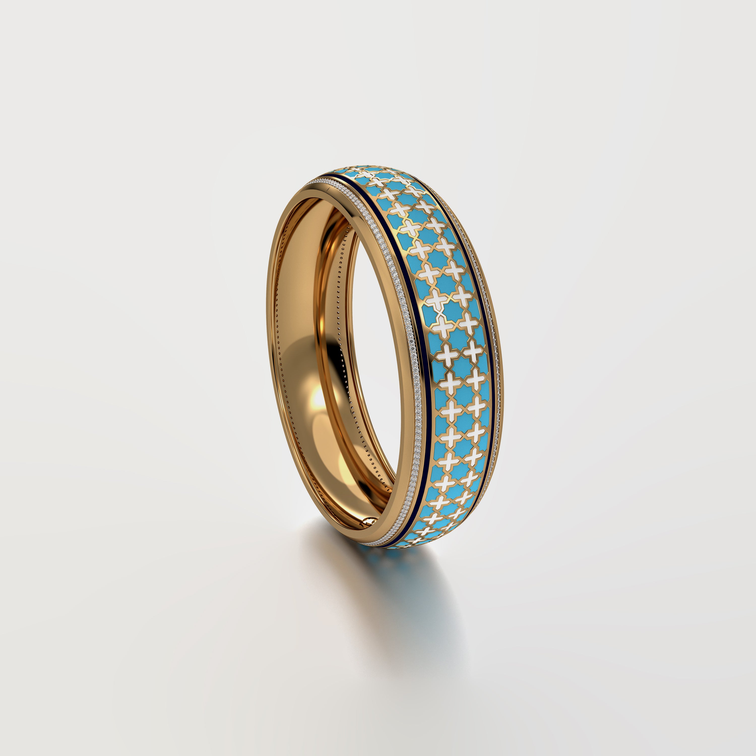 #Pattern & Color_moroccan zellij skyblue