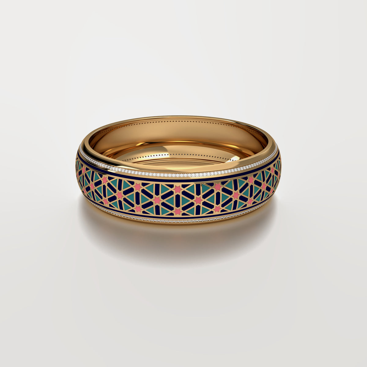 #Pattern & Color_Persian Girih Pastel Turquoise