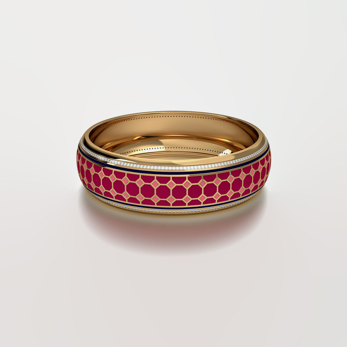 #Pattern & Color_Turkish Tessellation Cardinal Red