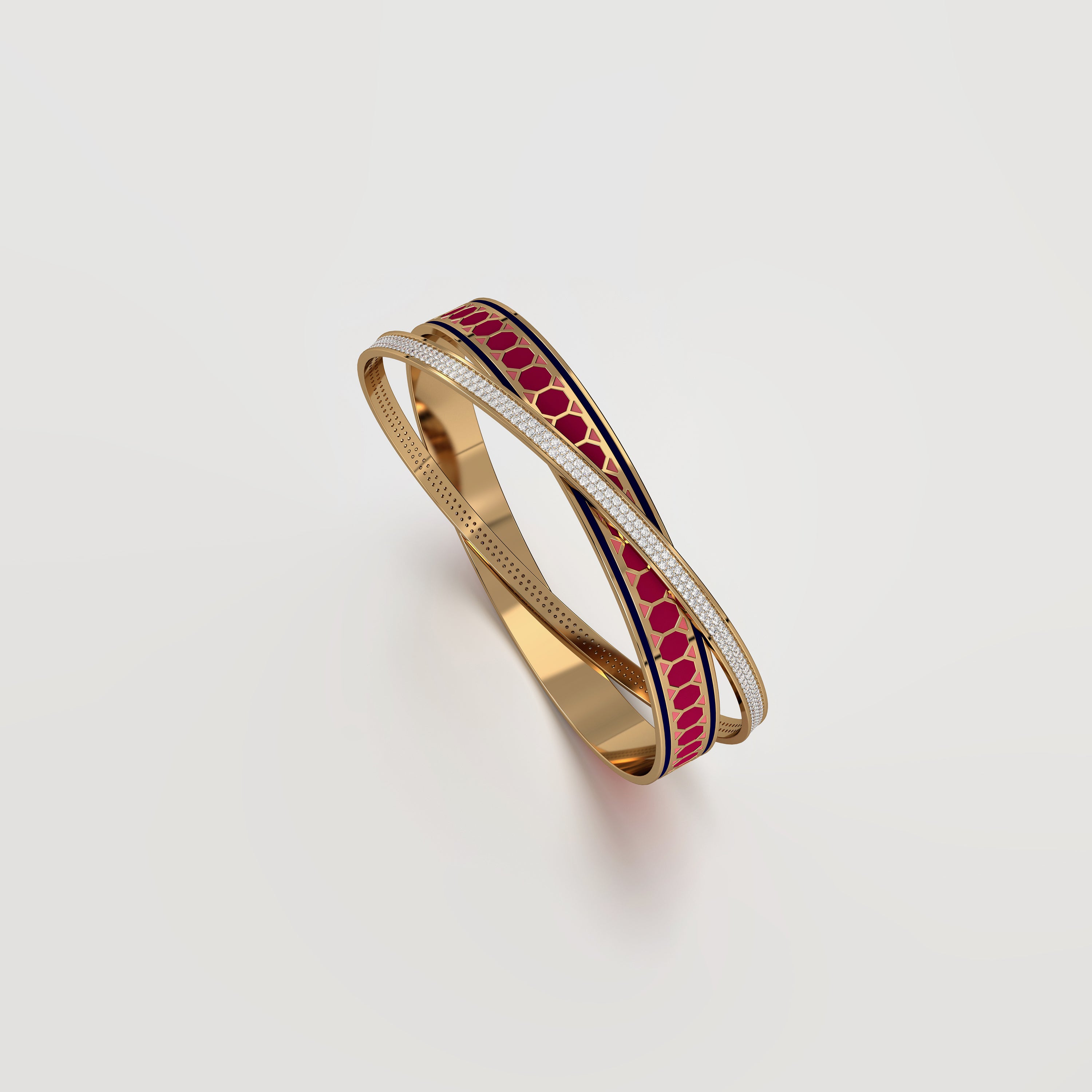 #Pattern & Color_Turkish Tessellation Cardinal Red