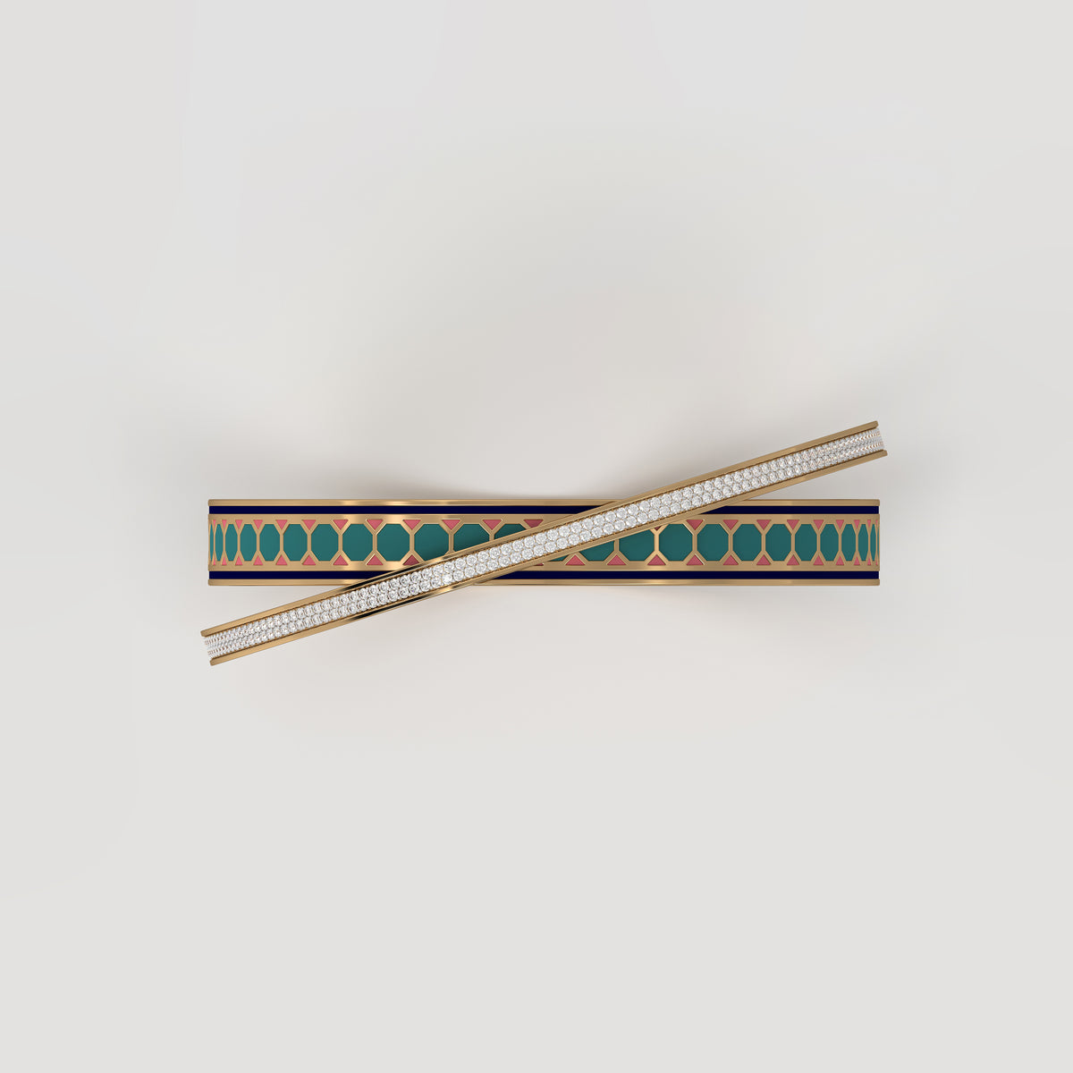 #Pattern & Color_Turkish Tessellation Pastel Turquoise