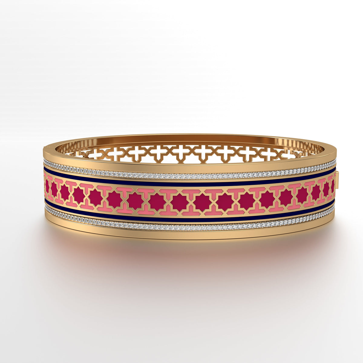 #Pattern & Color_Moroccan Zellij Cardinal Red
