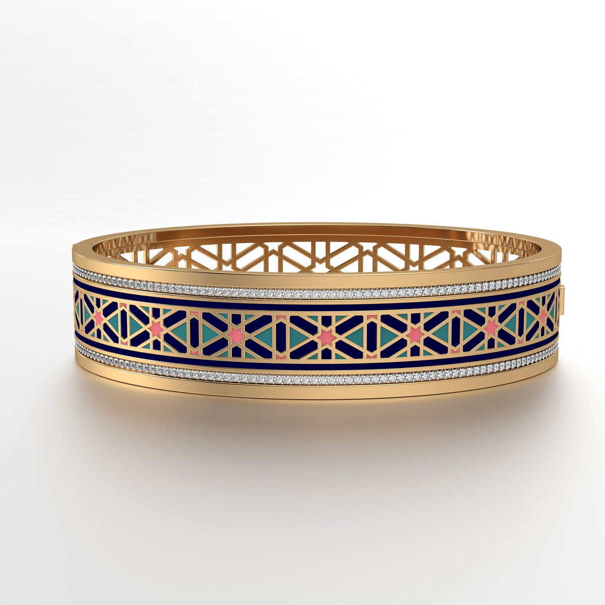 #Pattern & Color_Persian Girih Pastel Turquoise