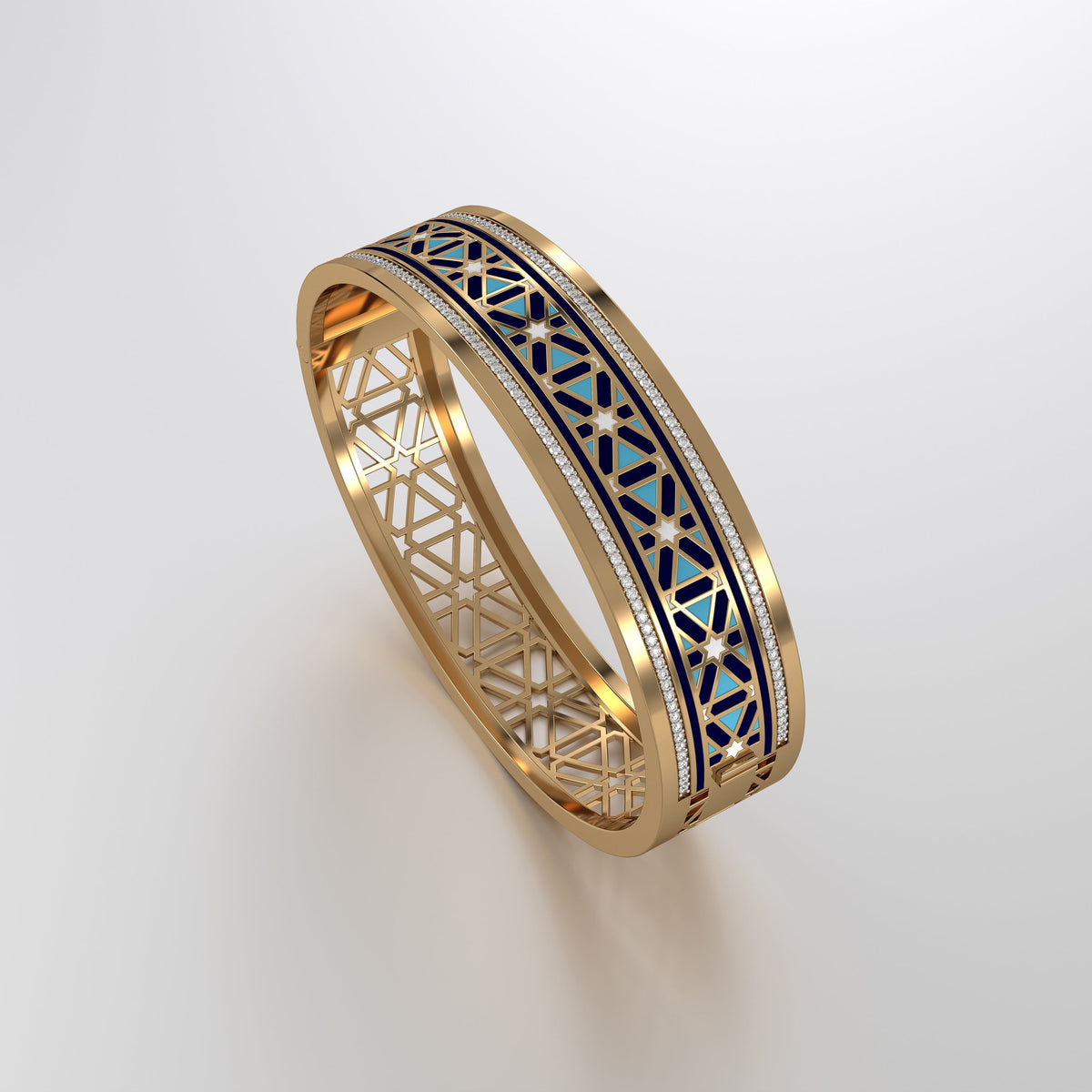 #Pattern & Color_Persian Girih Skyblue