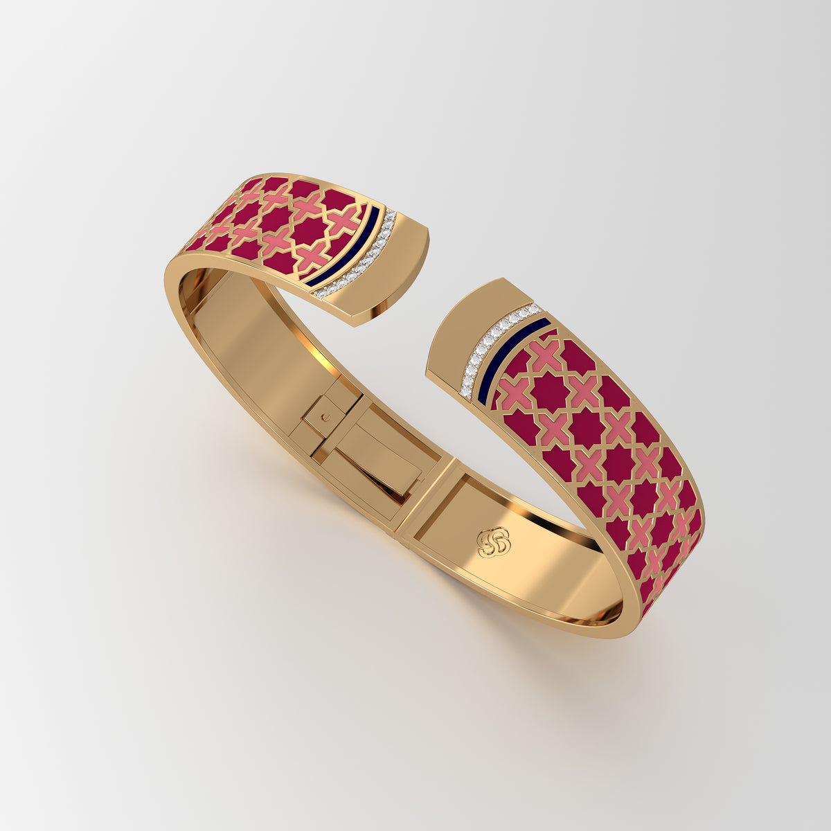 #Pattern & Color_Moroccan Zellij Cardinal Red