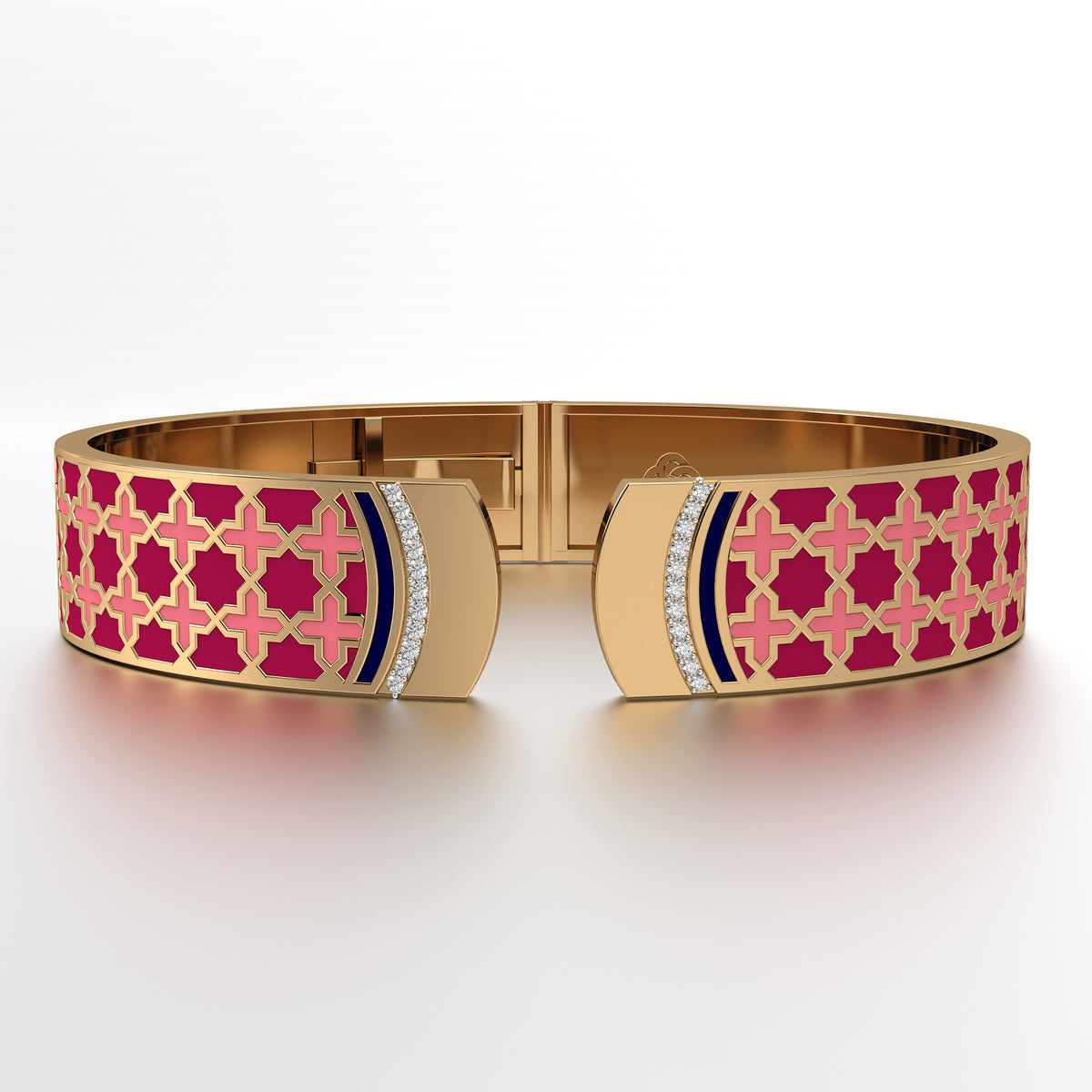 #Pattern & Color_Moroccan Zellij Cardinal Red