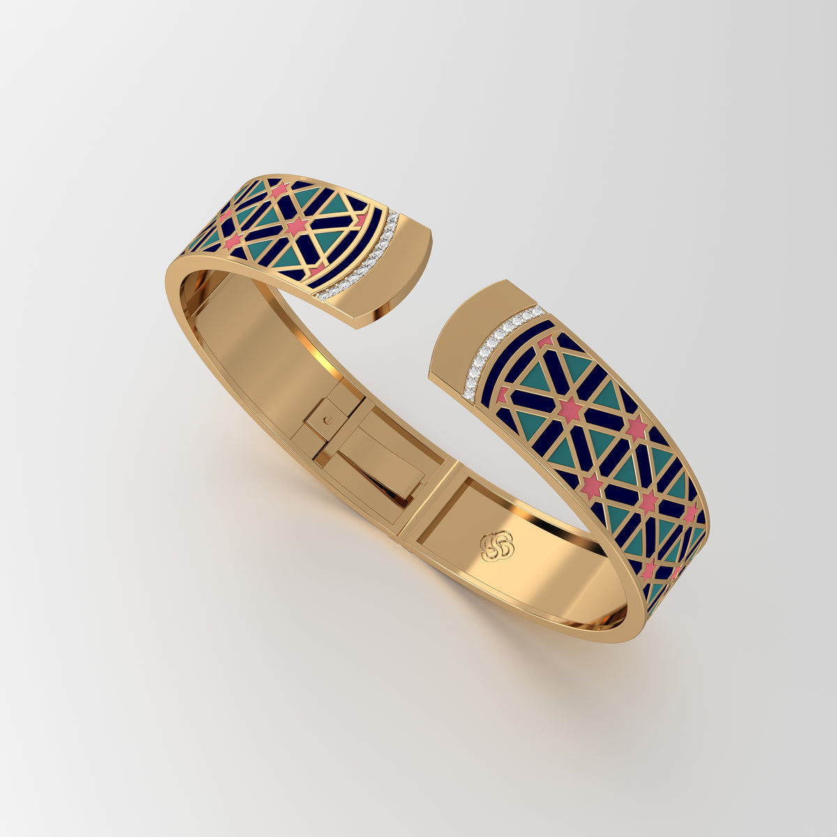 #Pattern & Color_Persian Girih Pastel Turquoise