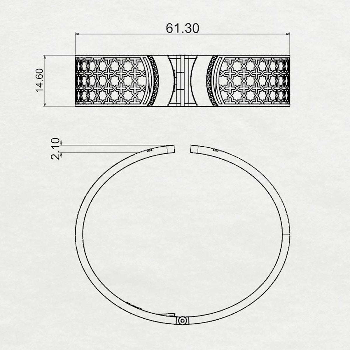 Naaz Double End Bracelet Large