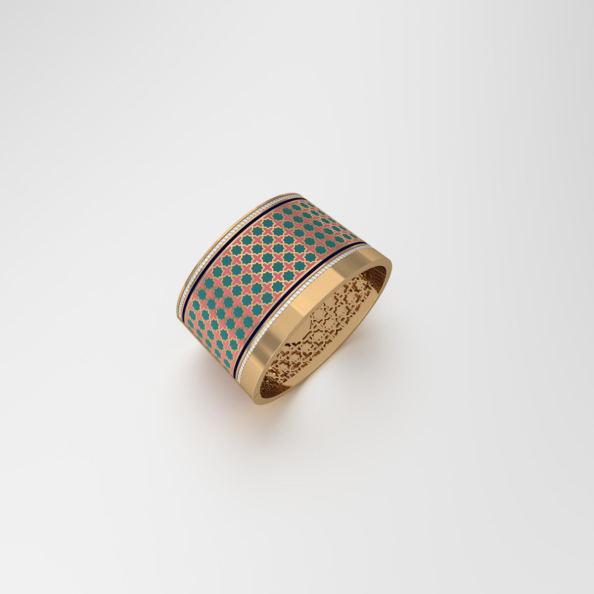 #Pattern & Color_Moroccan Zellij Pastel Turquoise