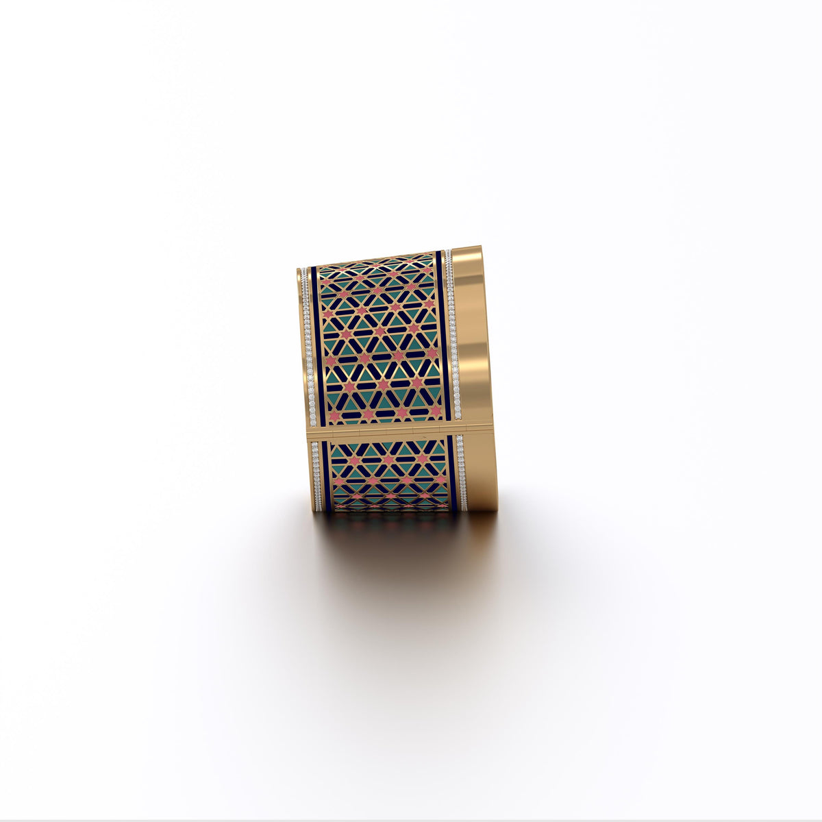 #Pattern & Color_Persian Girih Pastel Turquoise
