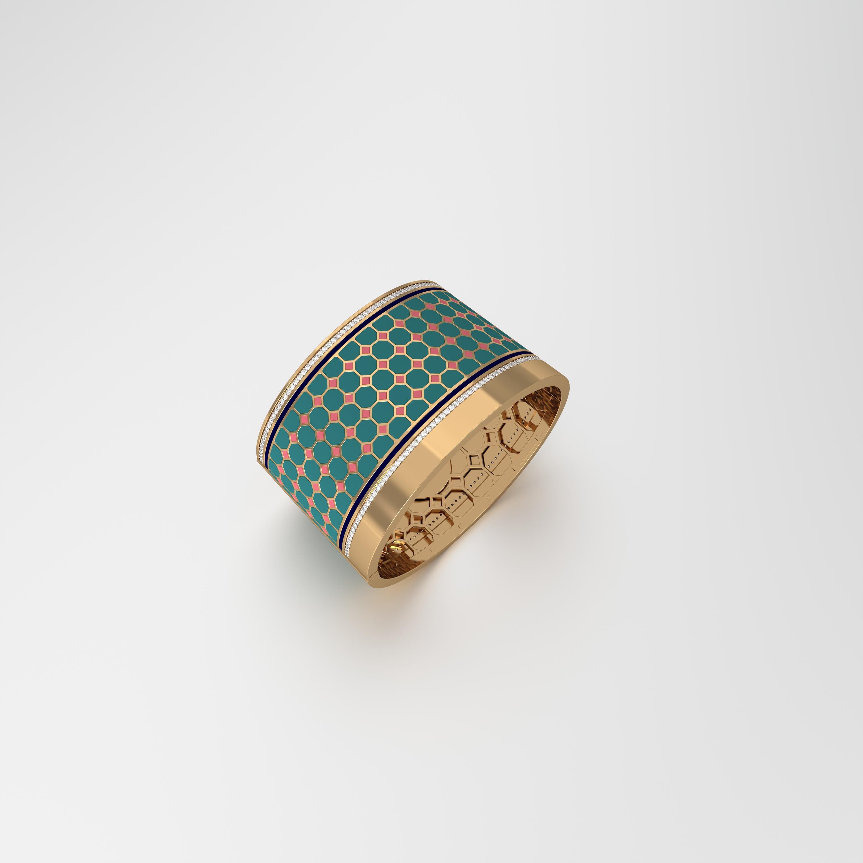 #Pattern & Color_Turkish Tessellation Pastel Turquoise