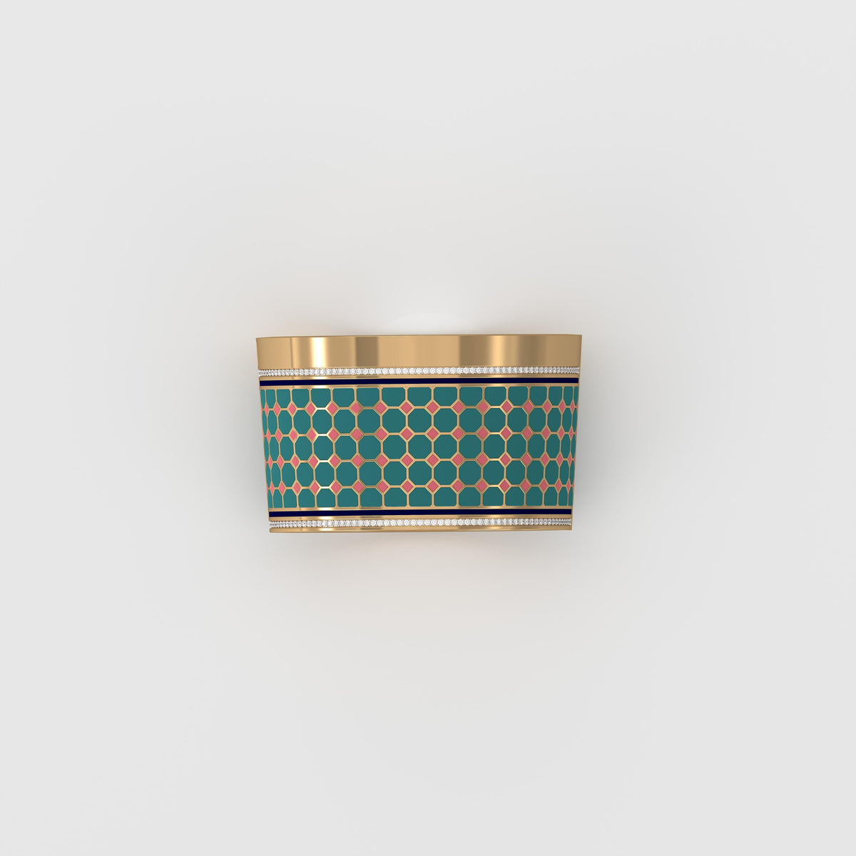 #Pattern & Color_Turkish Tessellation Pastel Turquoise