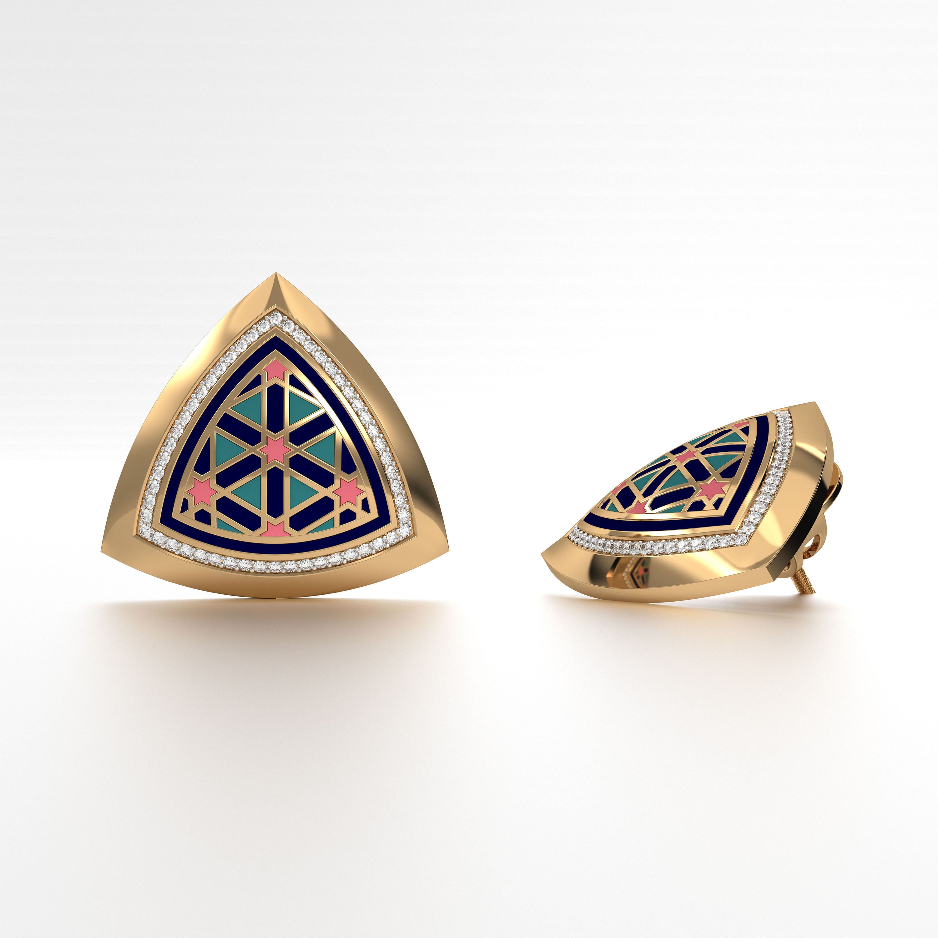 #Pattern & Color_Persian Girih Pastel Turquoise