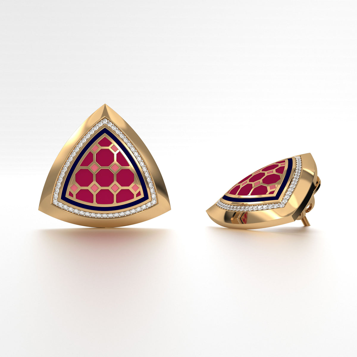 #Pattern & Color_Turkish Tessellation Cardinal Red