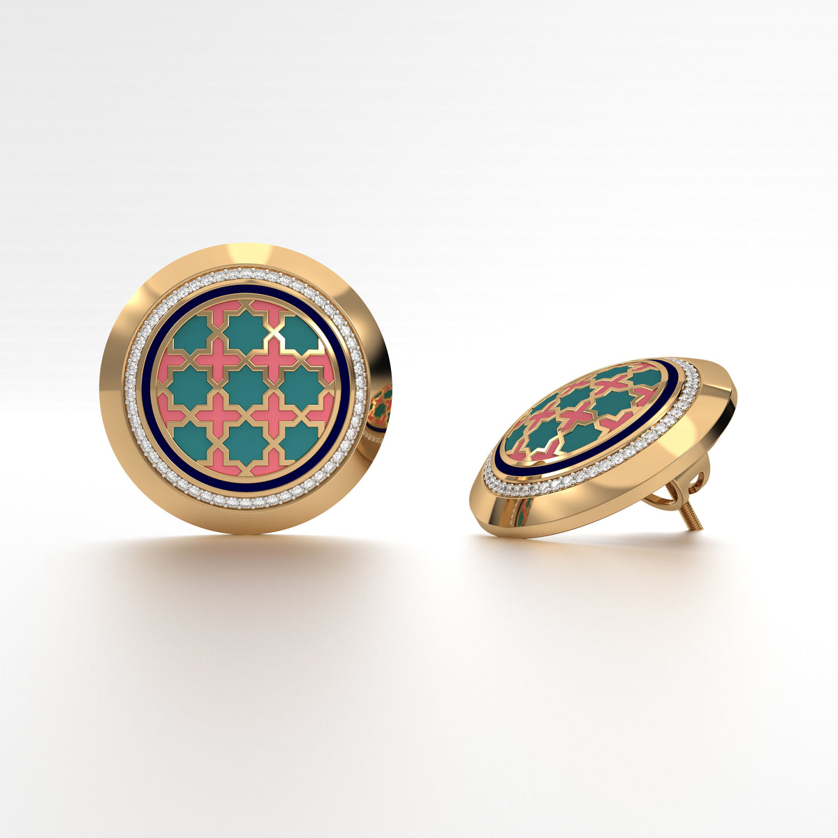 #Pattern & Color_Moroccan Zellij Pastel Turquoise