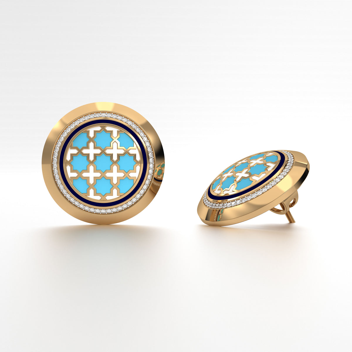 #Pattern & Color_moroccan zellij skyblue