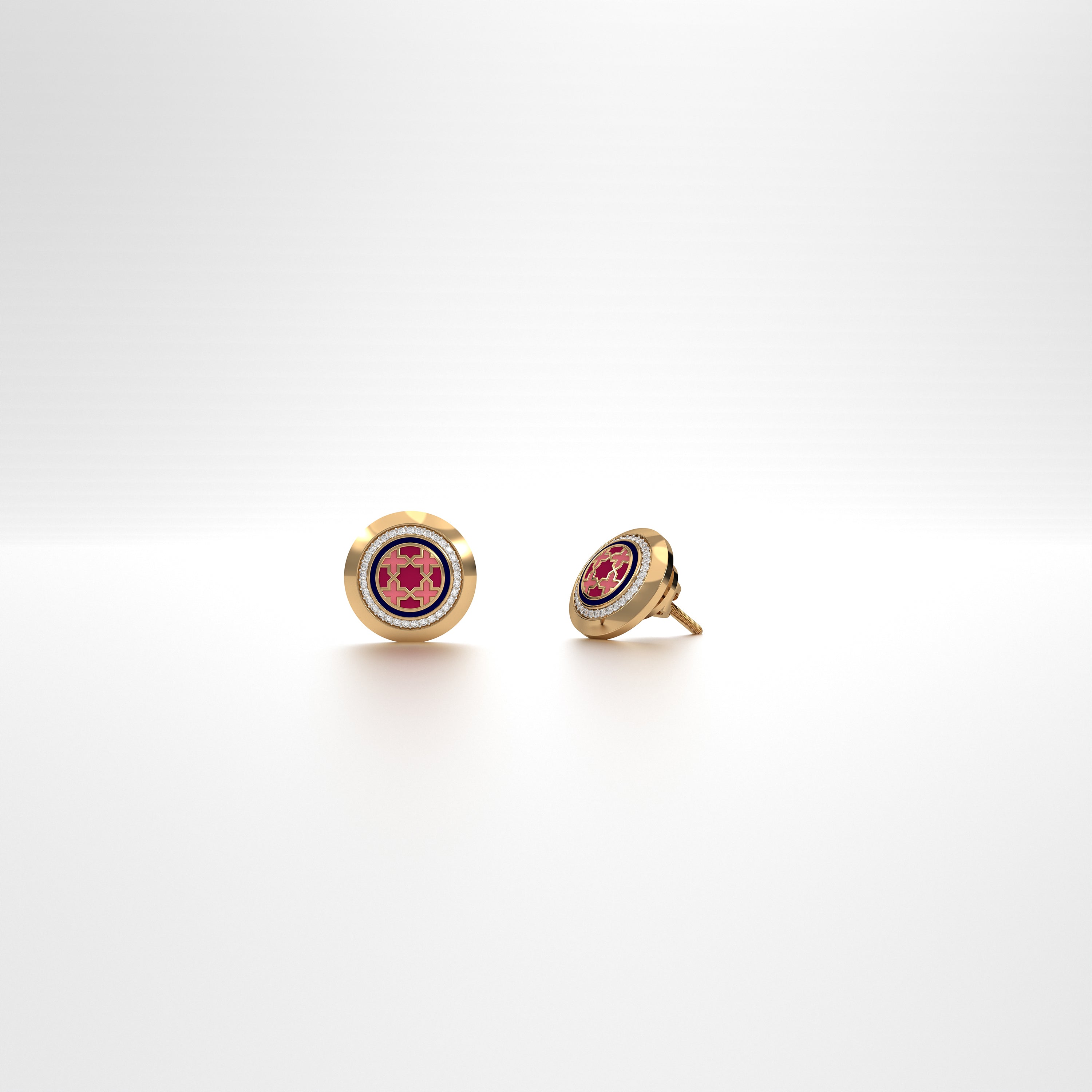 #Pattern & Color_Moroccan Zellij Cardinal Red