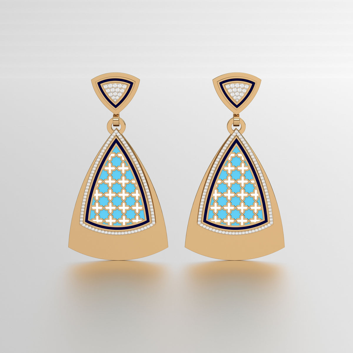 #Pattern & Color_moroccan zellij skyblue