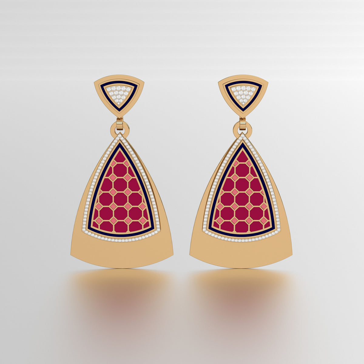 #Pattern & Color_Turkish Tessellation Cardinal Red