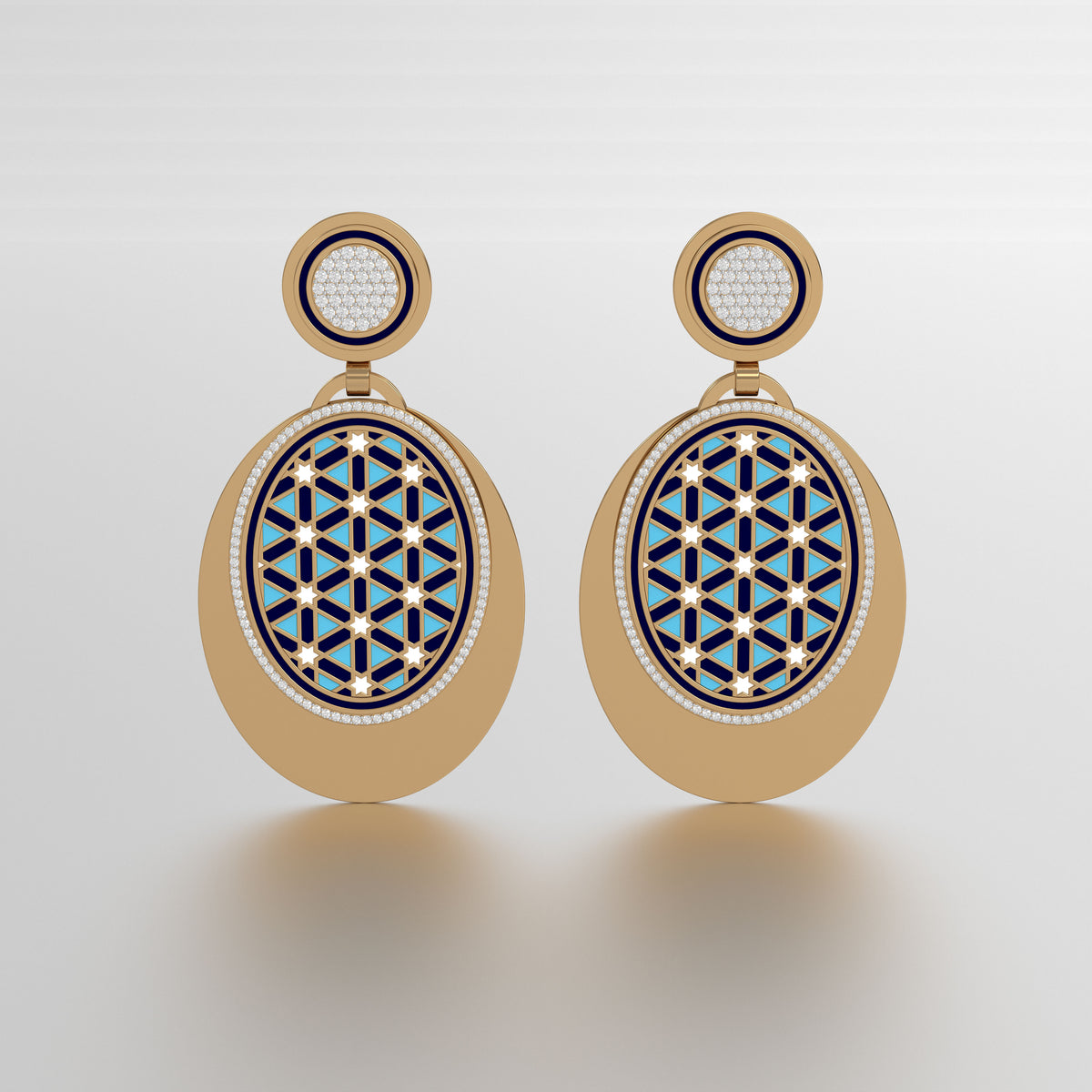 #Pattern & Color_Persian Girih Skyblue